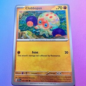clobbopus - 051/091 (common) — pokemon: paldean fates